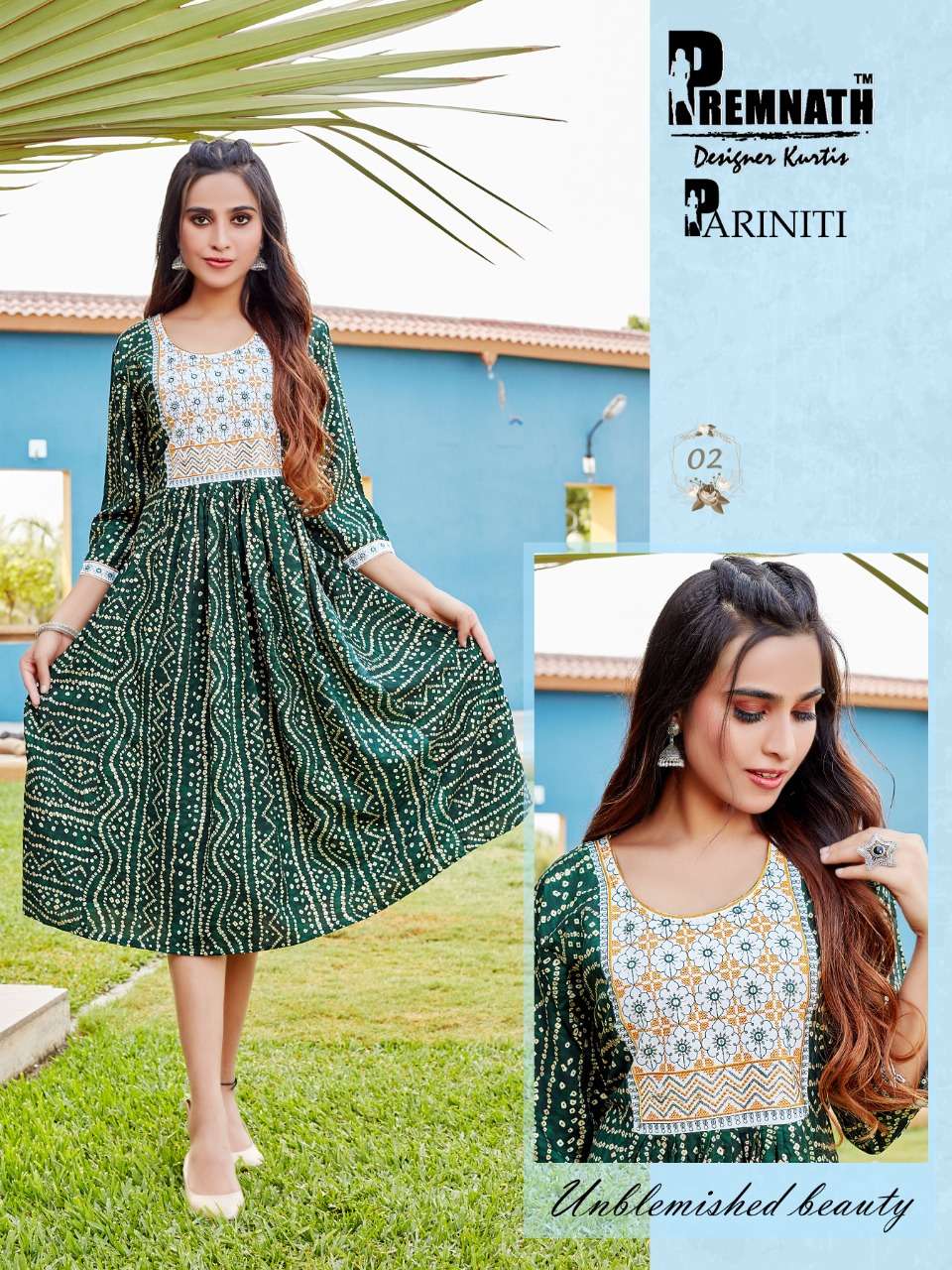 PARINITI BY PREMNATH 01 TO 06 SERIES DESIGNER STYLISH FANCY COLORFUL BEAUTIFUL PARTY WEAR & ETHNIC WEAR COLLECTION RAYON PRINT KURTIS AT WHOLESALE PRICE