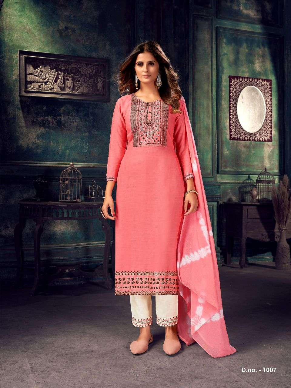 RANGOLI VOL-1 BY MAJISHA NX 1001 TO 1008 SERIES BEAUTIFUL SUITS COLORFUL STYLISH FANCY CASUAL WEAR & ETHNIC WEAR RAYON SLUB DRESSES AT WHOLESALE PRICE