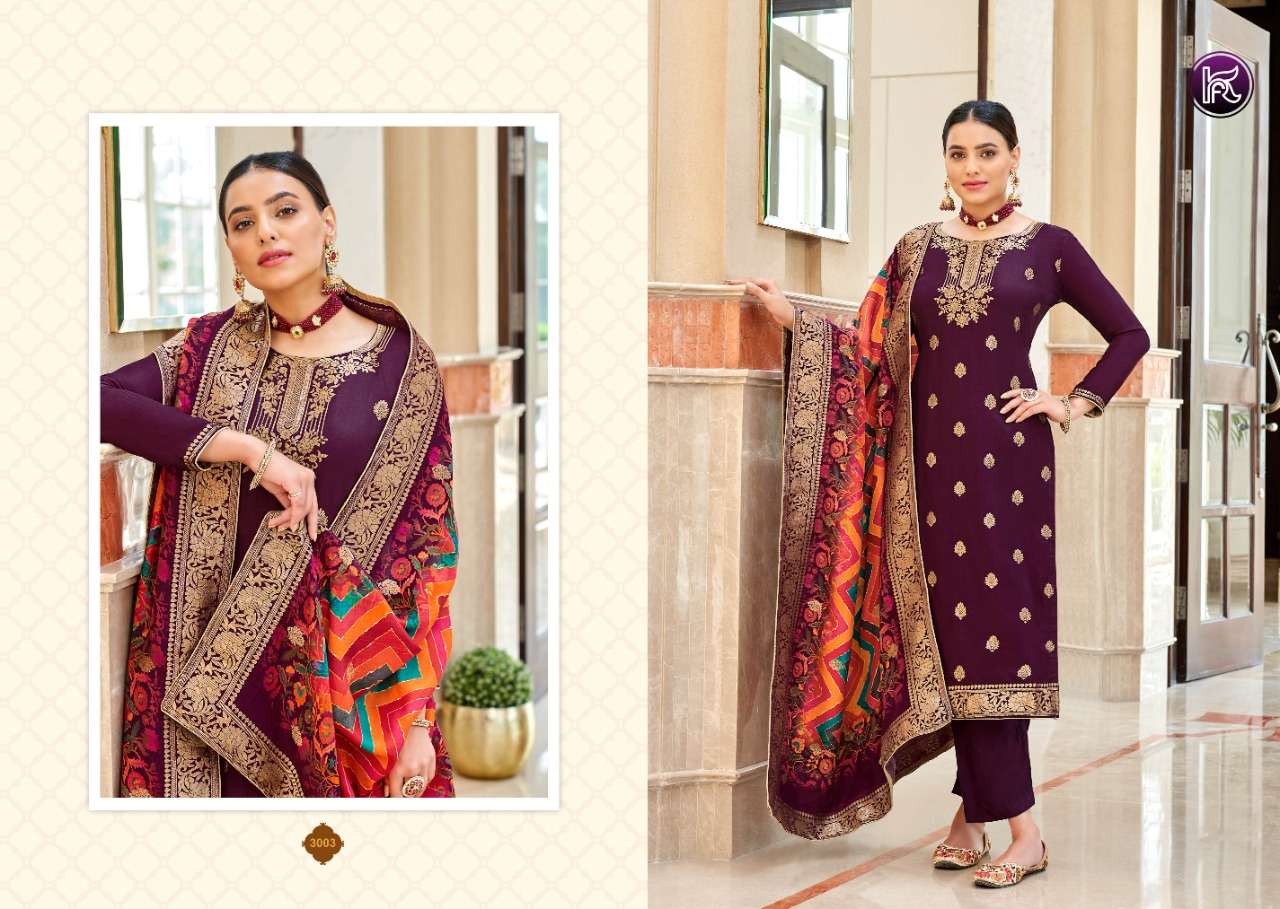 KALA JACQUARD VOL-1 BY KALA FASHION 1001 TO 1006 SERIES BEAUTIFUL SUITS COLORFUL STYLISH FANCY CASUAL WEAR & ETHNIC WEAR DOLA JACQUARD DRESSES AT WHOLESALE PRICE