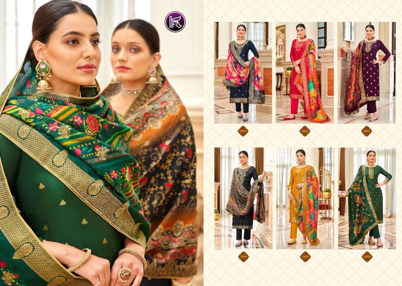 KALA JACQUARD VOL-1 BY KALA FASHION 1001 TO 1006 SERIES BEAUTIFUL SUITS COLORFUL STYLISH FANCY CASUAL WEAR & ETHNIC WEAR DOLA JACQUARD DRESSES AT WHOLESALE PRICE