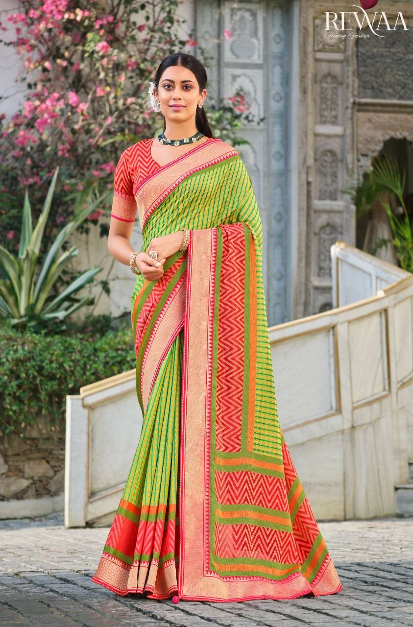 SAMANTA VOL-2 BY REWAA INDIAN TRADITIONAL WEAR COLLECTION BEAUTIFUL STYLISH FANCY COLORFUL PARTY WEAR & OCCASIONAL WEAR BRASSO PATOLA SAREES AT WHOLESALE PRICE