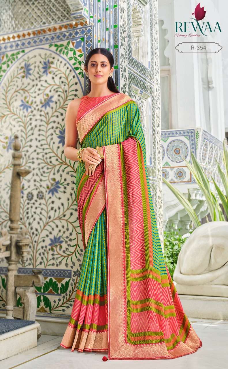 SAMANTA VOL-2 BY REWAA INDIAN TRADITIONAL WEAR COLLECTION BEAUTIFUL STYLISH FANCY COLORFUL PARTY WEAR & OCCASIONAL WEAR BRASSO PATOLA SAREES AT WHOLESALE PRICE