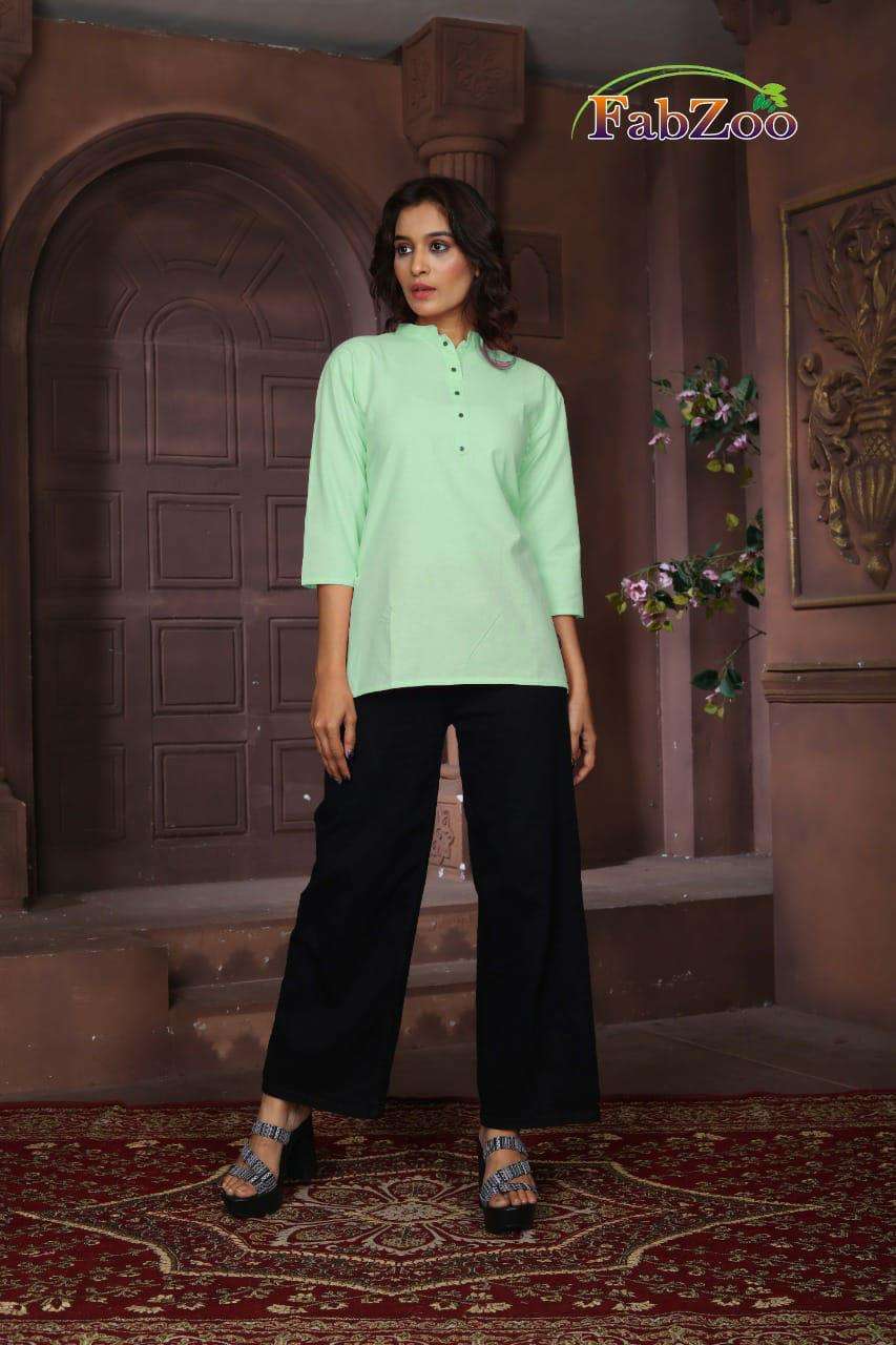 SUNRISE BY FAB ZOO 01 TO 04 SERIES BEAUTIFUL STYLISH FANCY COLORFUL CASUAL WEAR & ETHNIC WEAR COTTON TOPS AT WHOLESALE PRICE