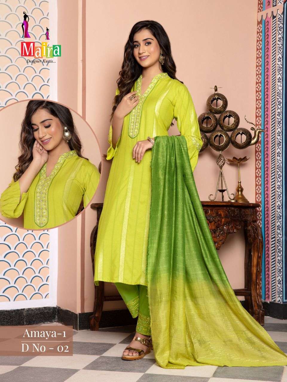AMAYA VOL-1 BY MAIRA 01 TO 08 SERIES BEAUTIFUL SUITS COLORFUL STYLISH FANCY CASUAL WEAR & ETHNIC WEAR VISCOSE RAYON PRINT DRESSES AT WHOLESALE PRICE