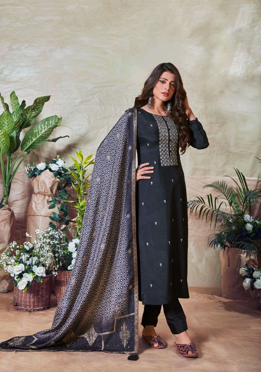 AKANSHA BY SHUROOQ 01 TO 04 SERIES BEAUTIFUL SUITS COLORFUL STYLISH FANCY CASUAL WEAR & ETHNIC WEAR PURE MUSLIN DRESSES AT WHOLESALE PRICE