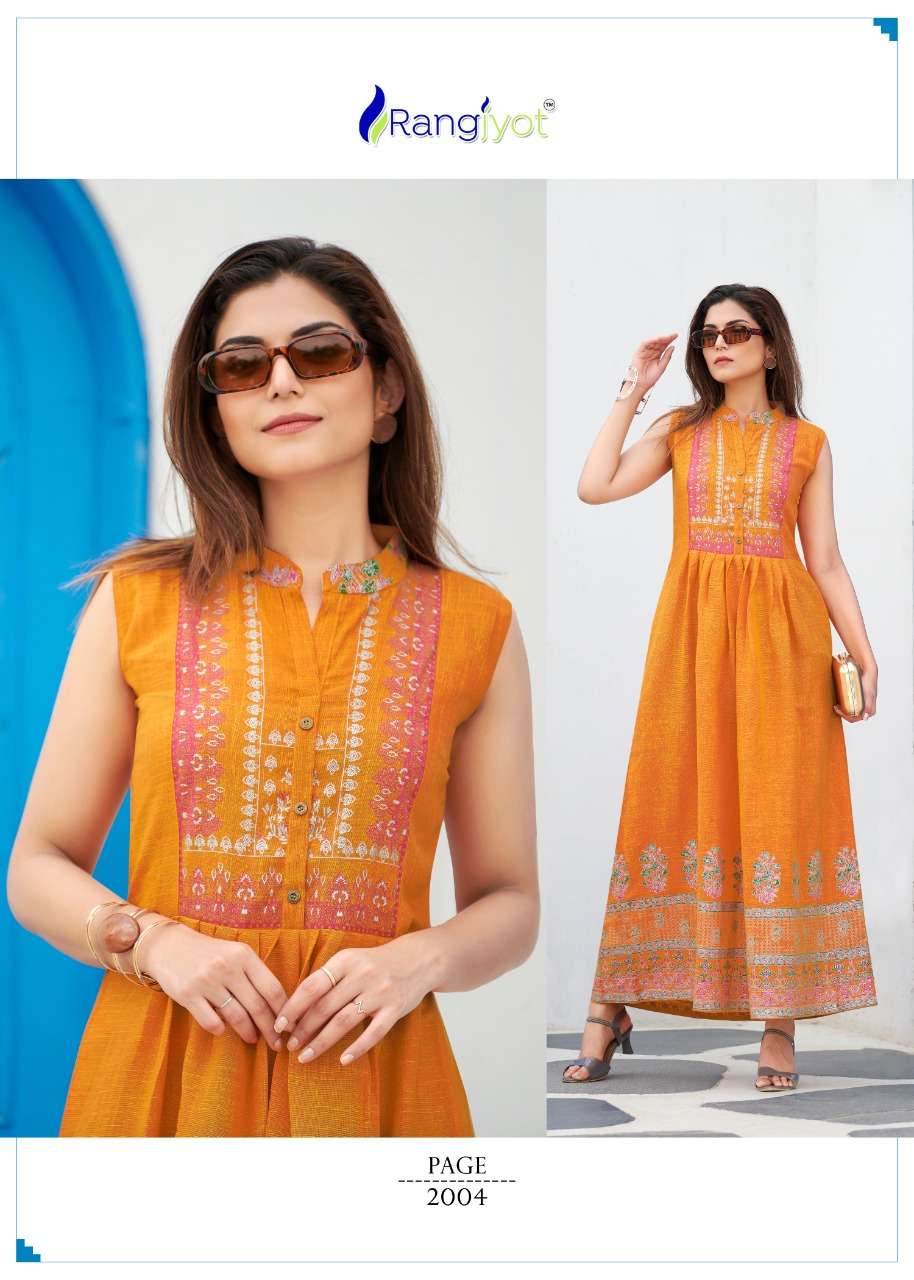 CHARVI VOL-2 BY RANGJYOT FASHION 2001 TO 2008 SERIES BEAUTIFUL STYLISH FANCY COLORFUL CASUAL WEAR & ETHNIC WEAR COTTON FOIL PRINT GOWNS AT WHOLESALE PRICE