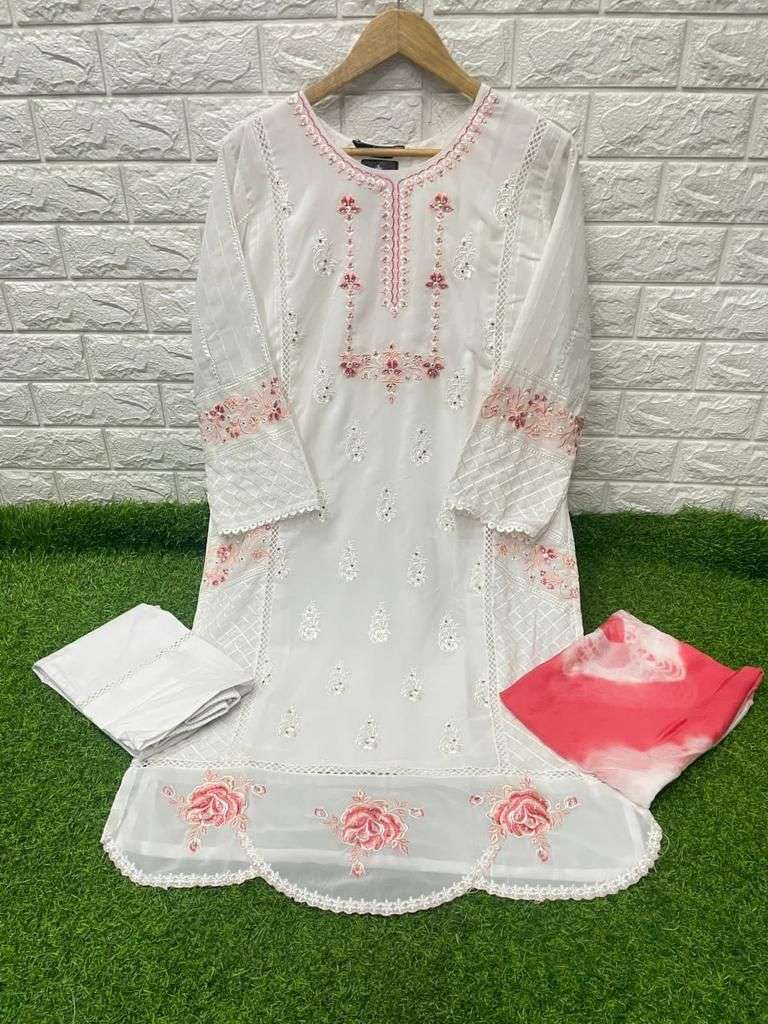 NAIMAT 1031 COLOURS BY NAIMAT FASHION STUDIO 1031-A TO 1031-C SERIES BEAUTIFUL PAKISTANI SUITS COLORFUL STYLISH FANCY CASUAL WEAR & ETHNIC WEAR PURE FAUX GEORGETTE DRESSES AT WHOLESALE PRICE