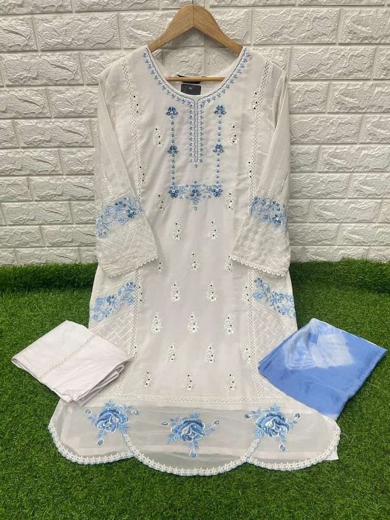 NAIMAT 1031 COLOURS BY NAIMAT FASHION STUDIO 1031-A TO 1031-C SERIES BEAUTIFUL PAKISTANI SUITS COLORFUL STYLISH FANCY CASUAL WEAR & ETHNIC WEAR PURE FAUX GEORGETTE DRESSES AT WHOLESALE PRICE