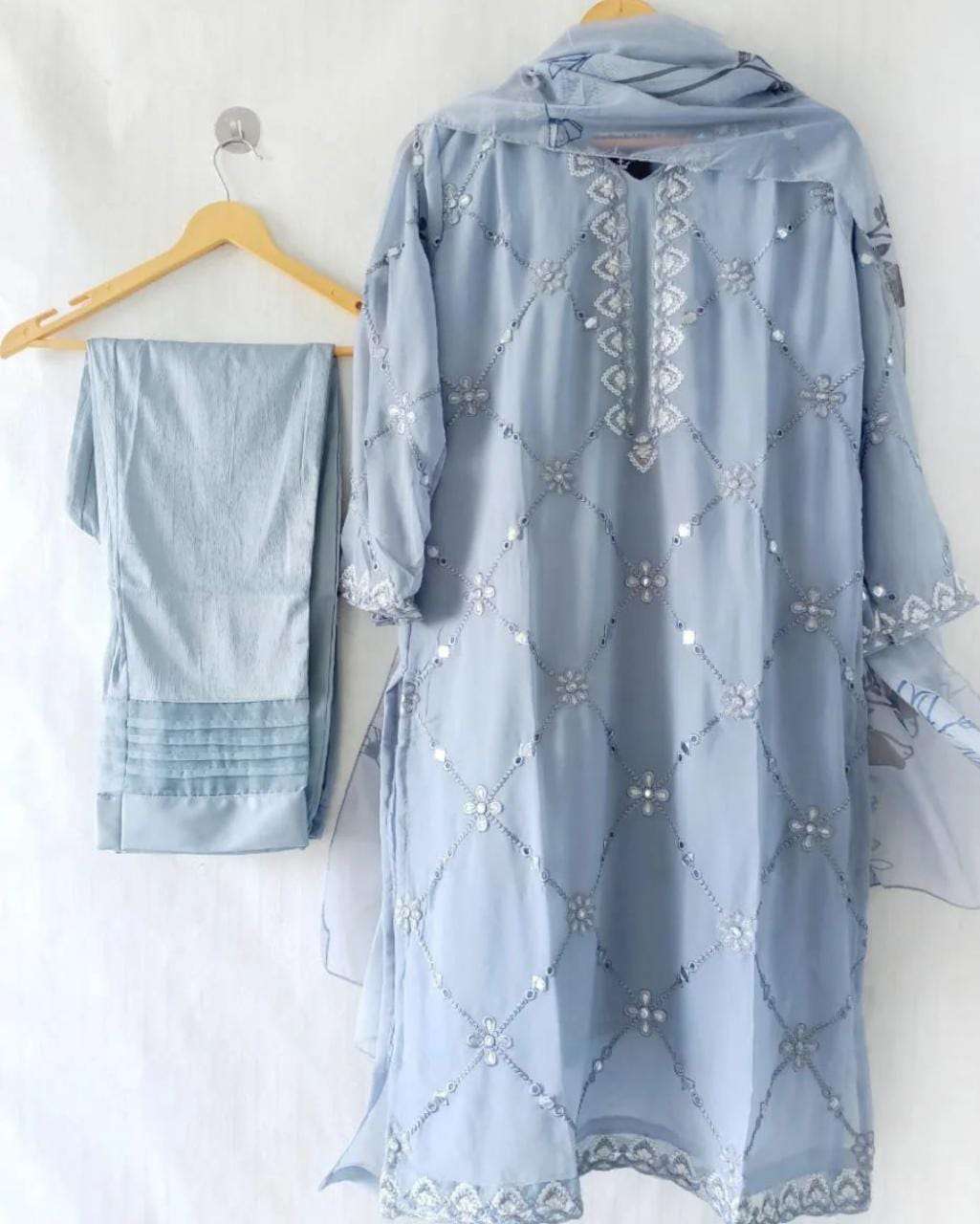 AM VOL-128 BY LAIBA 01 TO 03 SERIES BEAUTIFUL PAKISTANI SUITS STYLISH COLORFUL FANCY CASUAL WEAR & ETHNIC WEAR PURE GEORGETTE DRESSES AT WHOLESALE PRICE