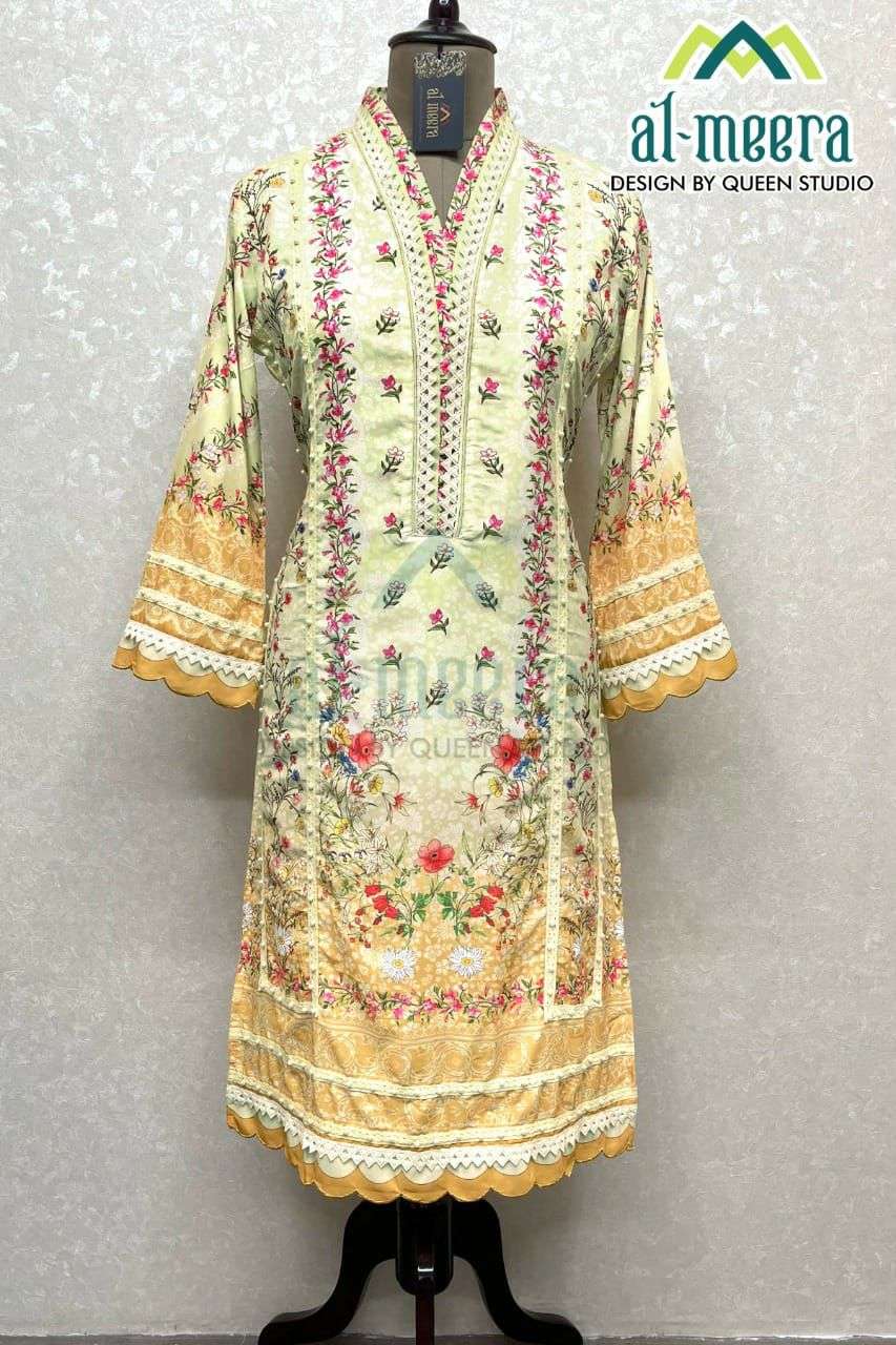 AL-MEERA HIT DESIGN 1145 BY AL-MEERA BEAUTIFUL PAKISTANI SUITS COLORFUL STYLISH FANCY CASUAL WEAR & ETHNIC WEAR MUSLIN DRESSES AT WHOLESALE PRICE