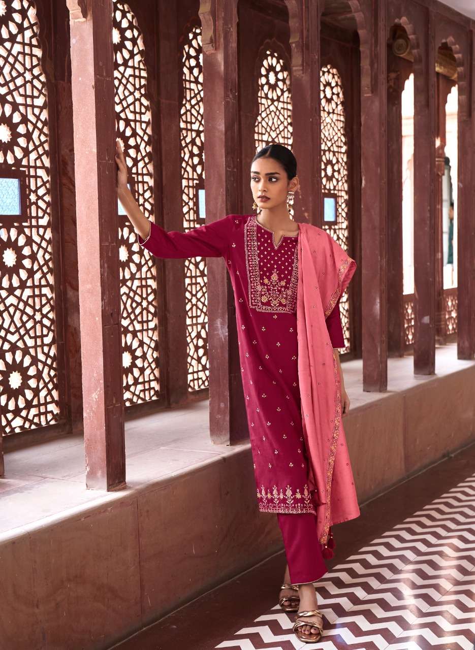 RANGREZ VOL-2 BY FOUR BUTTONS 2001 TO 2006 SERIES DESIGNER SUITS COLLECTION BEAUTIFUL STYLISH COLORFUL FANCY PARTY WEAR & OCCASIONAL WEAR VISCOSE SILK EMBROIDERY DRESSES AT WHOLESALE PRICE