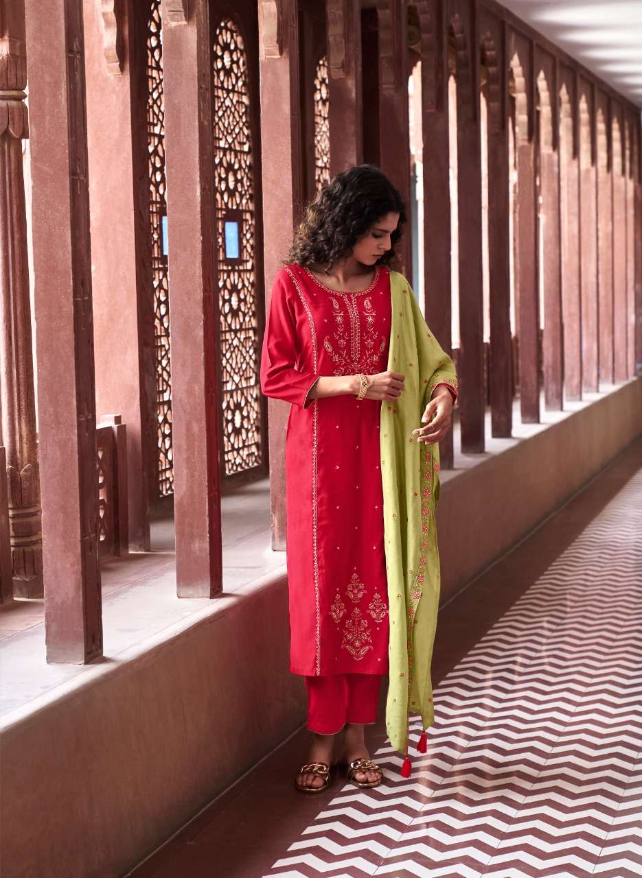 RANGREZ VOL-2 BY FOUR BUTTONS 2001 TO 2006 SERIES DESIGNER SUITS COLLECTION BEAUTIFUL STYLISH COLORFUL FANCY PARTY WEAR & OCCASIONAL WEAR VISCOSE SILK EMBROIDERY DRESSES AT WHOLESALE PRICE
