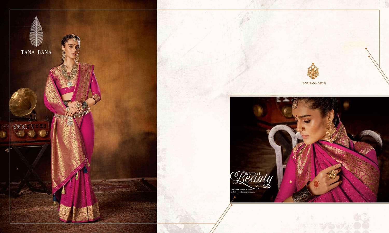 TANA BANA 307 COLOURS NX BY TANA BANA 307-C TO 307-E SERIES INDIAN TRADITIONAL WEAR COLLECTION BEAUTIFUL STYLISH FANCY COLORFUL PARTY WEAR & OCCASIONAL WEAR PURE SILK SAREES AT WHOLESALE PRICE