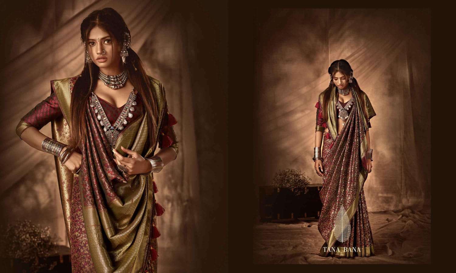 MAAHI BY TANA BANA 01 TO 04 SERIES INDIAN TRADITIONAL WEAR COLLECTION BEAUTIFUL STYLISH FANCY COLORFUL PARTY WEAR & OCCASIONAL WEAR PURE SILK SAREES AT WHOLESALE PRICE