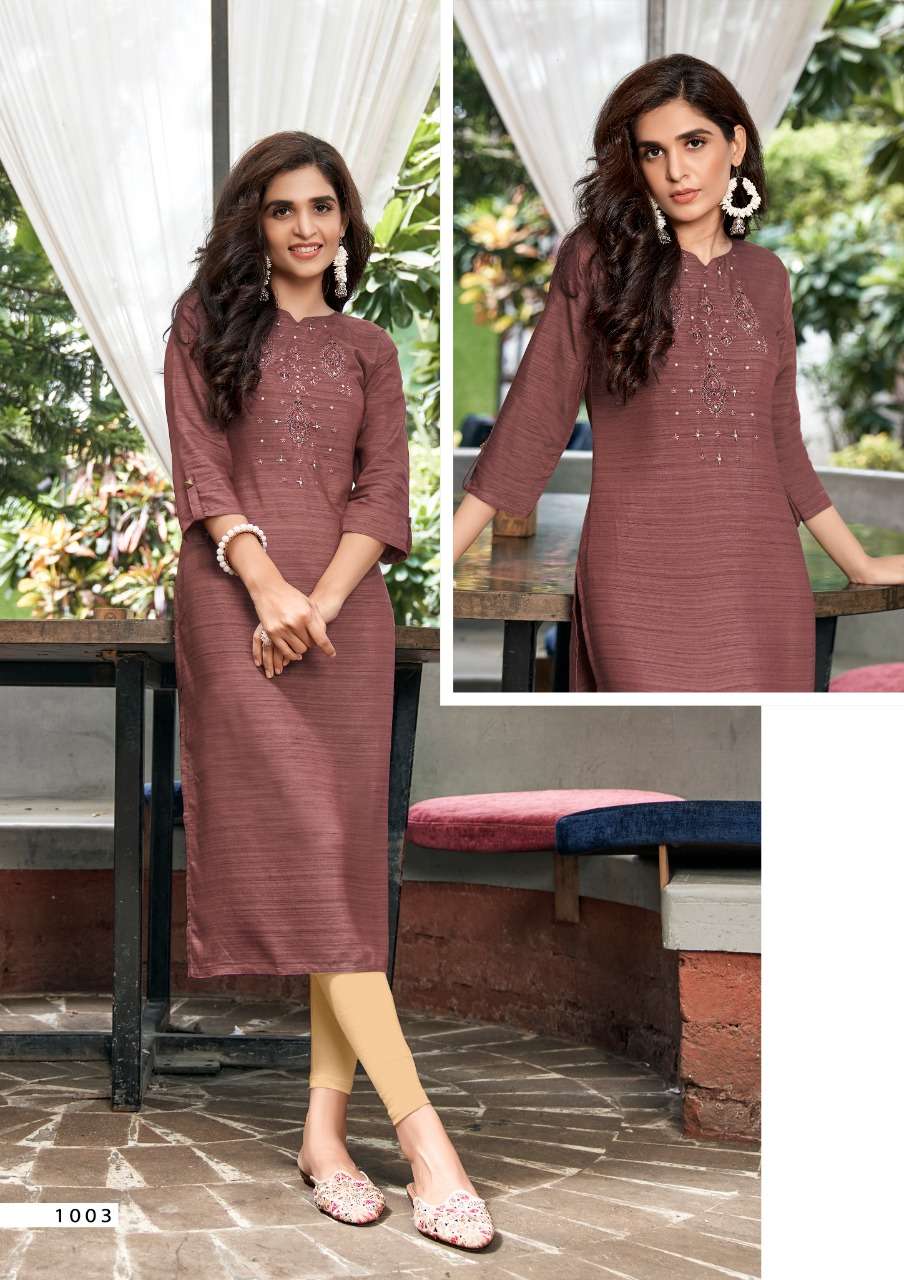 ROSE BERRY VOL-1 BY COLOURPIX 1001 TO 1006 SERIES DESIGNER STYLISH FANCY COLORFUL BEAUTIFUL PARTY WEAR & ETHNIC WEAR COLLECTION PURE RAYON KURTIS AT WHOLESALE PRICE