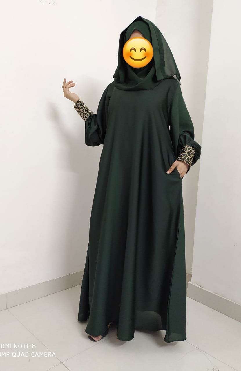 CUFF SLEEVE BY FASHID WHOLESALE 01 TO 03 SERIES BEAUTIFUL STYLISH FANCY COLORFUL CASUAL WEAR & ETHNIC WEAR FANCY BURQA AT WHOLESALE PRICE