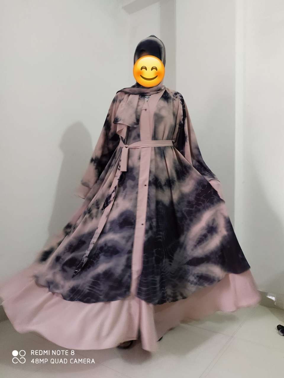 TYE DYE DOUBLE LAYER BY FASHID WHOLESALE 01 TO 05 SERIES BEAUTIFUL STYLISH FANCY COLORFUL CASUAL WEAR & ETHNIC WEAR FANCY BURQA AT WHOLESALE PRICE