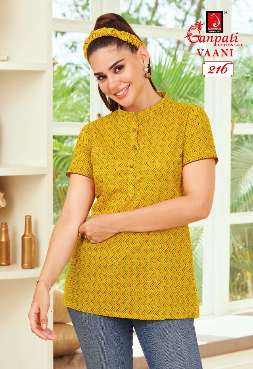 VAANI VOL-1 BY GANPATI COTTON SUITS 216 TO 235 SERIES BEAUTIFUL STYLISH FANCY COLORFUL CASUAL WEAR & ETHNIC WEAR CAMBRIC COTTON TOPS AT WHOLESALE PRICE