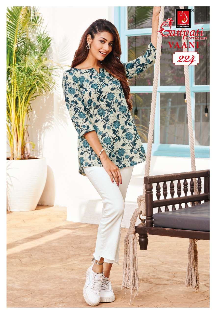 VAANI VOL-1 BY GANPATI COTTON SUITS 216 TO 235 SERIES BEAUTIFUL STYLISH FANCY COLORFUL CASUAL WEAR & ETHNIC WEAR CAMBRIC COTTON TOPS AT WHOLESALE PRICE