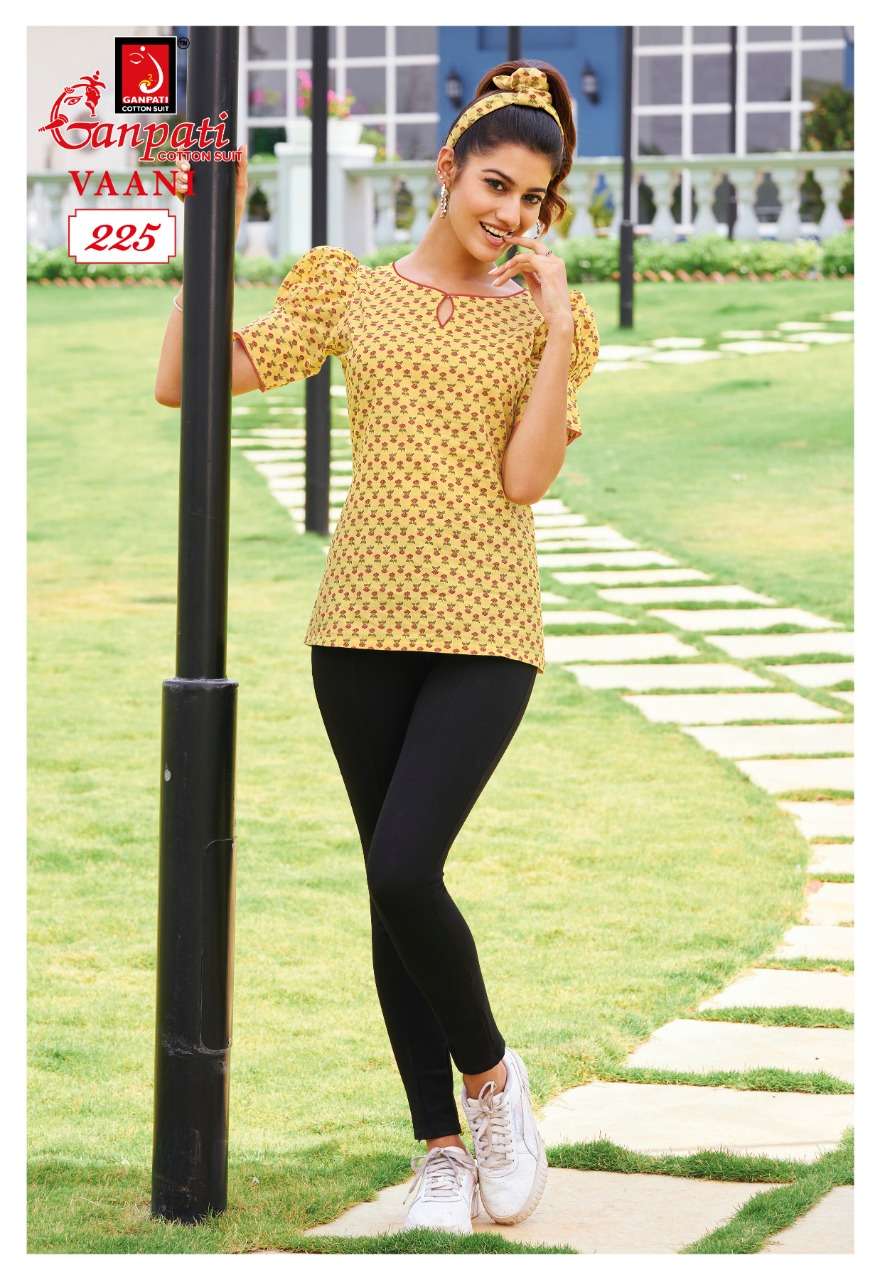VAANI VOL-1 BY GANPATI COTTON SUITS 216 TO 235 SERIES BEAUTIFUL STYLISH FANCY COLORFUL CASUAL WEAR & ETHNIC WEAR CAMBRIC COTTON TOPS AT WHOLESALE PRICE