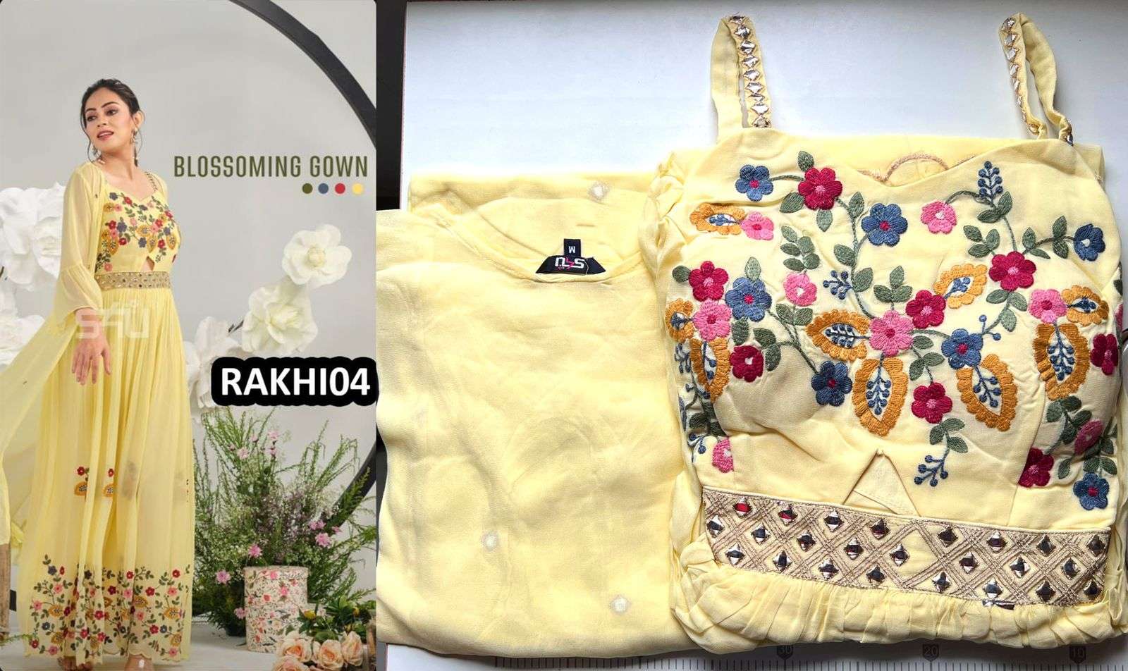 RAAKHI BY S4U FASHION DESIGNER STYLISH FANCY COLORFUL BEAUTIFUL PARTY WEAR & ETHNIC WEAR COLLECTION FANCY JUMPSUIT AT WHOLESALE PRICE