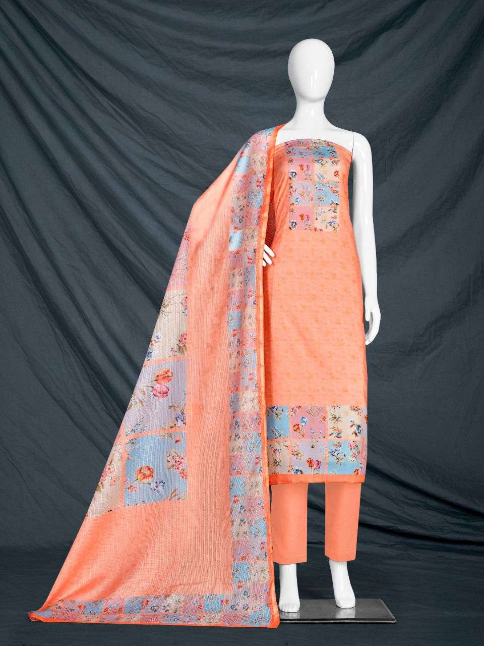 RAGINI 1906 BY BIPSON 01 TO 04 SERIES BEAUTIFUL SUITS COLORFUL STYLISH FANCY CASUAL WEAR & ETHNIC WEAR MUSLIN PRINT DRESSES AT WHOLESALE PRICE