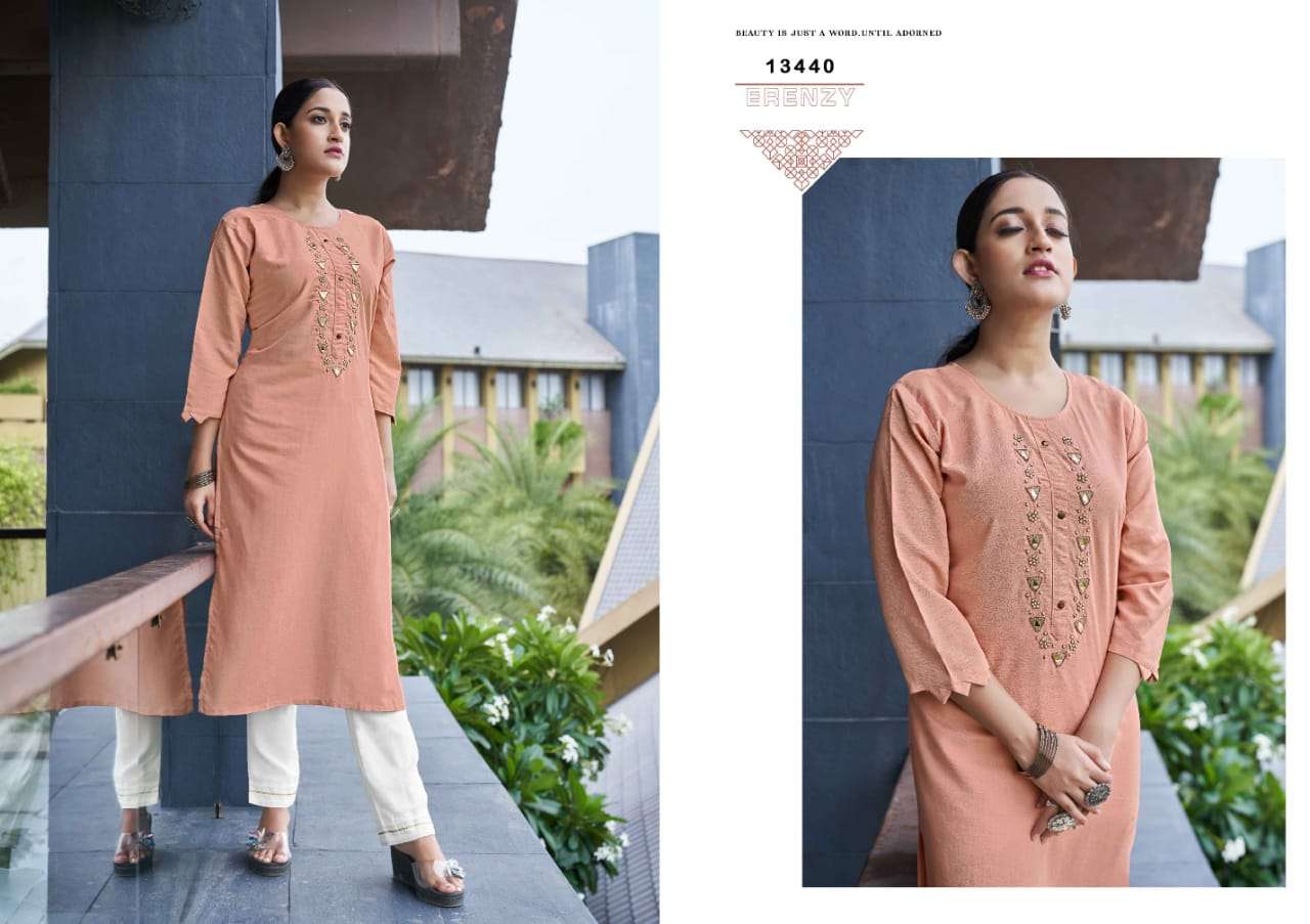 RIYA BY KALAROOP 13438 TO 13441 SERIES DESIGNER STYLISH FANCY COLORFUL BEAUTIFUL PARTY WEAR & ETHNIC WEAR COLLECTION PURE RAYON KURTIS AT WHOLESALE PRICE