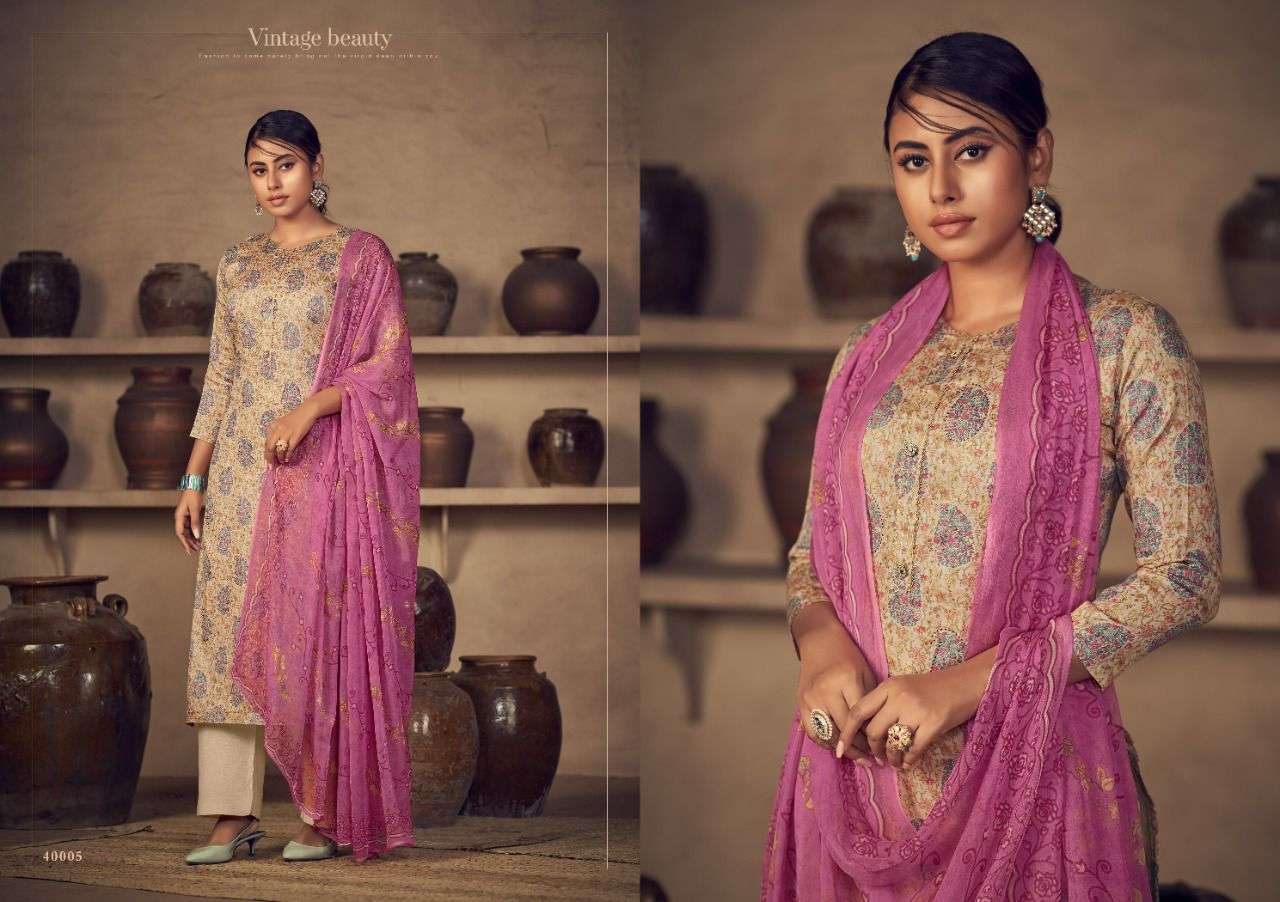 CHUNARI BY SIYONI 40001 TO 40008 SERIES BEAUTIFUL SUITS COLORFUL STYLISH FANCY CASUAL WEAR & ETHNIC WEAR PURE JAM COTTON PRINT DRESSES AT WHOLESALE PRICE