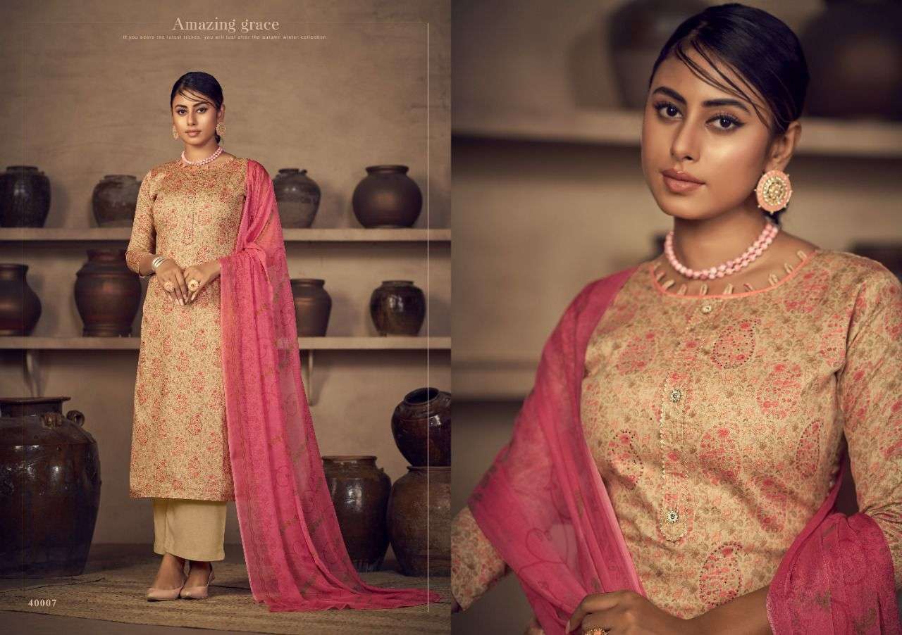 CHUNARI BY SIYONI 40001 TO 40008 SERIES BEAUTIFUL SUITS COLORFUL STYLISH FANCY CASUAL WEAR & ETHNIC WEAR PURE JAM COTTON PRINT DRESSES AT WHOLESALE PRICE