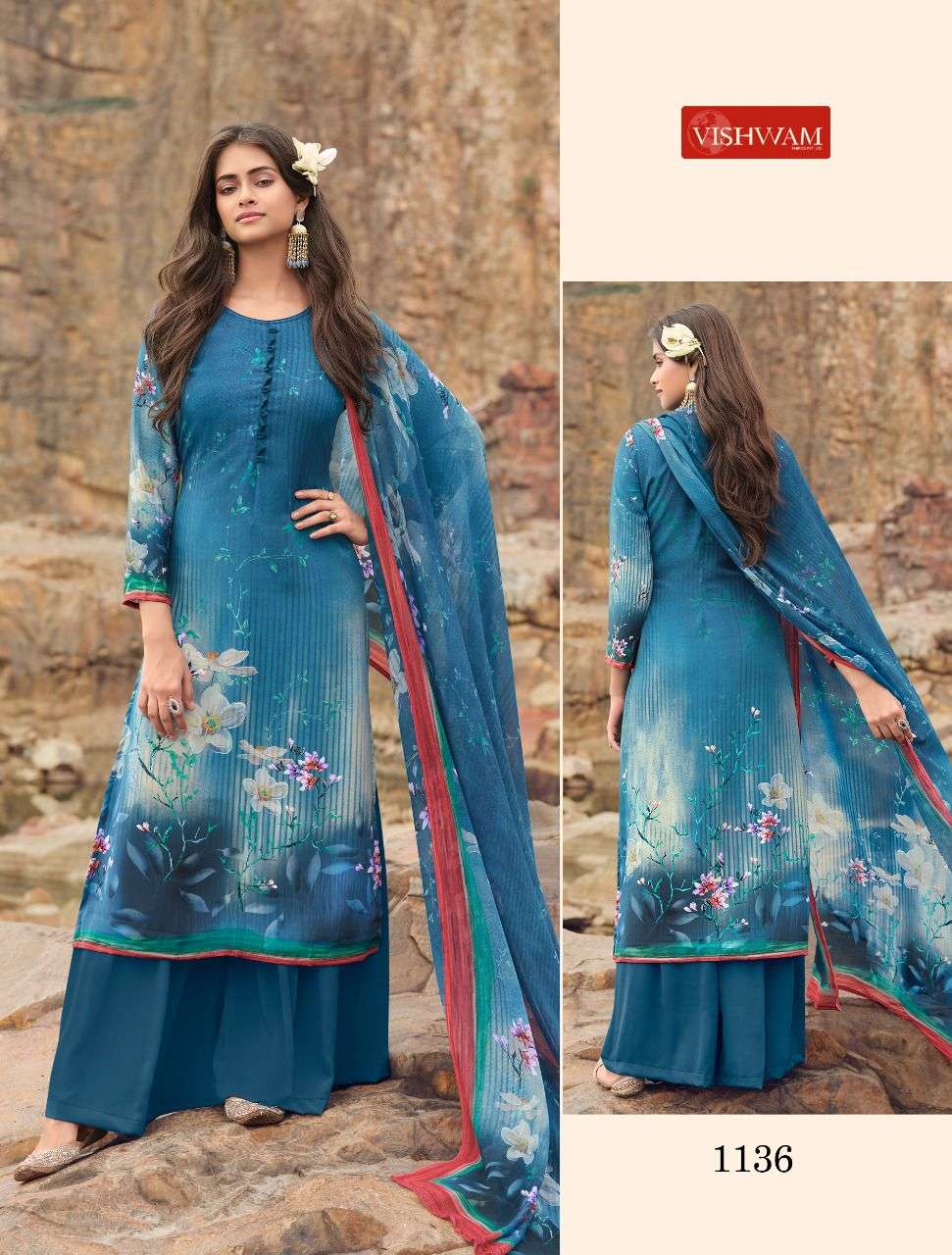 CAFE LATTE VOL-14 BY VISHWAM FABRICS 1136 TO 1147 SERIES INDIAN TRADITIONAL WEAR COLLECTION BEAUTIFUL STYLISH FANCY COLORFUL PARTY WEAR & OCCASIONAL WEAR HEAVY CREPE PRINT DRESSES AT WHOLESALE PRICE
