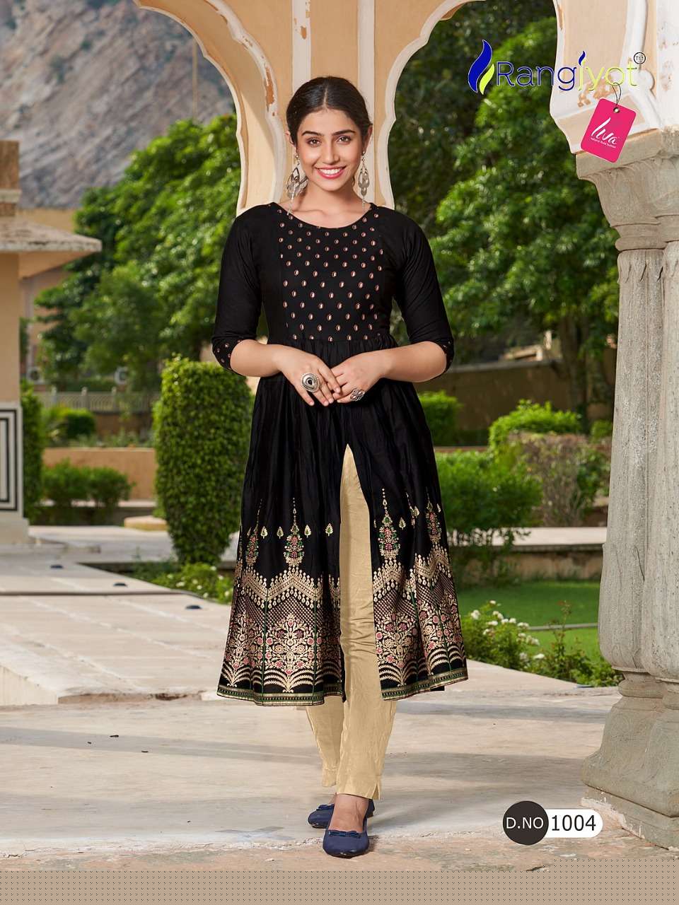 MIHIRA BY RANGJYOT FASHION 1001 TO 1008 SERIES DESIGNER STYLISH FANCY COLORFUL BEAUTIFUL PARTY WEAR & ETHNIC WEAR COLLECTION PURE RAYON KURTIS AT WHOLESALE PRICE