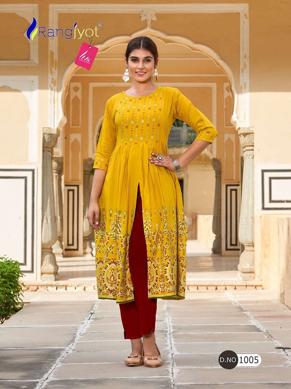 MIHIRA BY RANGJYOT FASHION 1001 TO 1008 SERIES DESIGNER STYLISH FANCY COLORFUL BEAUTIFUL PARTY WEAR & ETHNIC WEAR COLLECTION PURE RAYON KURTIS AT WHOLESALE PRICE