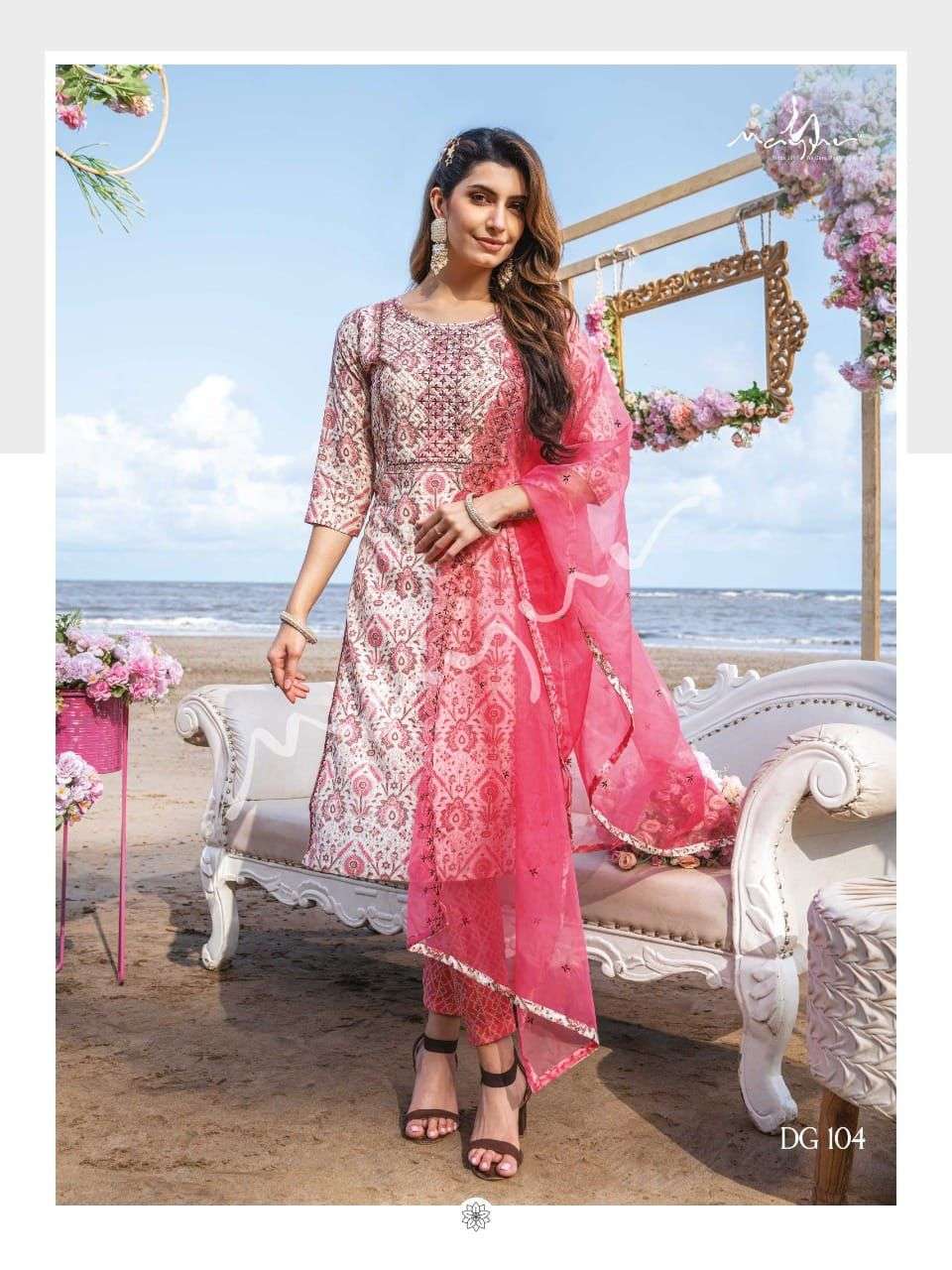DREAM GIRL BY MAYUR 101 TO 106 SERIES BEAUTIFUL SUITS COLORFUL STYLISH FANCY CASUAL WEAR & ETHNIC WEAR MODAL PRINT DRESSES AT WHOLESALE PRICE