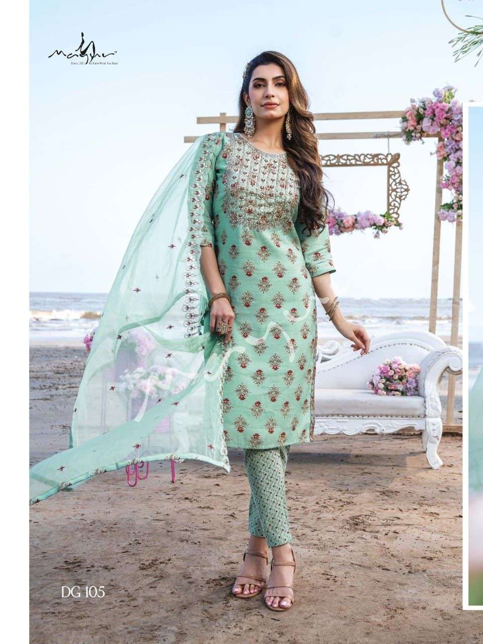 DREAM GIRL BY MAYUR 101 TO 106 SERIES BEAUTIFUL SUITS COLORFUL STYLISH FANCY CASUAL WEAR & ETHNIC WEAR MODAL PRINT DRESSES AT WHOLESALE PRICE