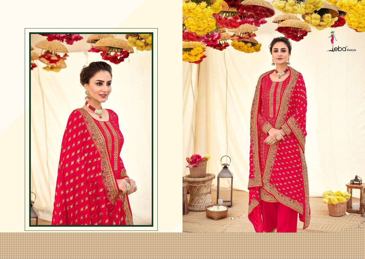 Mastani By Eba Lifestyle 1399 To 1402 Series Beautiful Sharara Suits Colorful Stylish Fancy Casual Wear & Ethnic Wear Georgette Embroidered Dresses At Wholesale Price