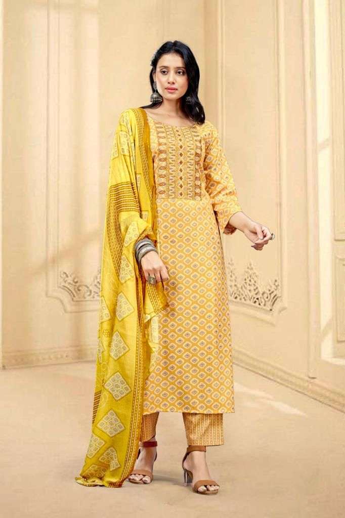 NITYA BY RAZZO EXPORTS 01 TO 03 SERIES BEAUTIFUL SUITS COLORFUL STYLISH FANCY CASUAL WEAR & ETHNIC WEAR CAPSULE PRINT DRESSES AT WHOLESALE PRICE