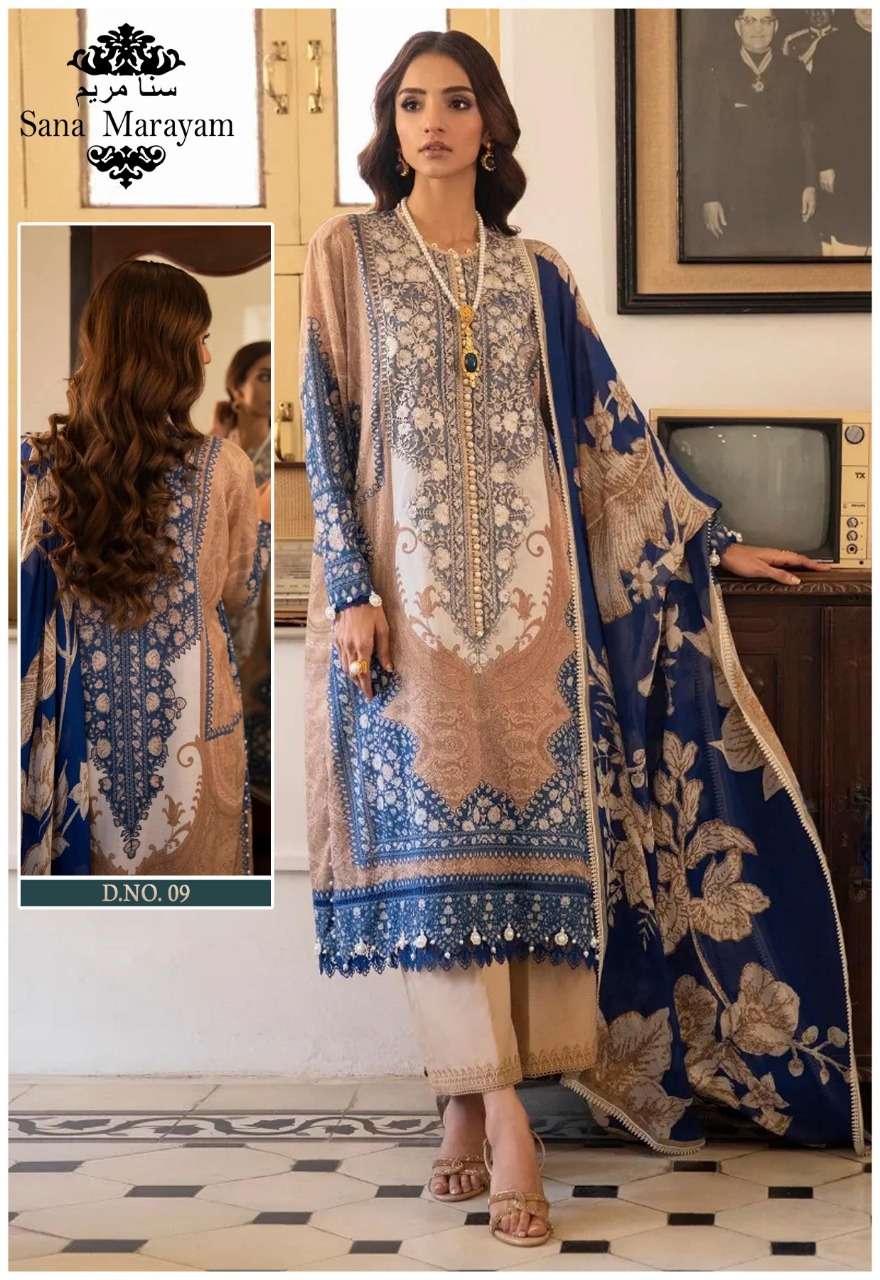 GULAAL BY SANA MARYAM 01 TO 10 SERIES BEAUTIFUL PAKISTANI SUITS COLORFUL STYLISH FANCY CASUAL WEAR & ETHNIC WEAR PURE COTTON PRINT DRESSES AT WHOLESALE PRICE