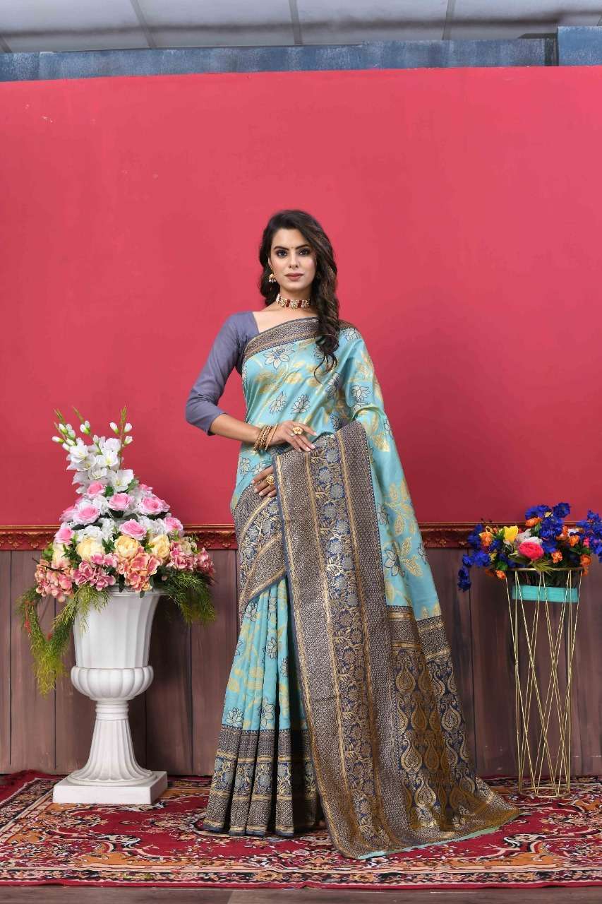 AAHANA BY FASHID WHOLESALE MM INDIAN TRADITIONAL WEAR COLLECTION BEAUTIFUL STYLISH FANCY COLORFUL PARTY WEAR & OCCASIONAL WEAR KANJIVARAM SILK SAREES AT WHOLESALE PRICE