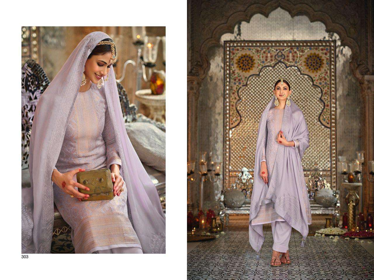 DEEDAR E ISHQ BY RANG RASIYA 301 TO 308 SERIES BEAUTIFUL SUITS COLORFUL STYLISH FANCY CASUAL WEAR & ETHNIC WEAR MULBERRY SILK DRESSES AT WHOLESALE PRICE