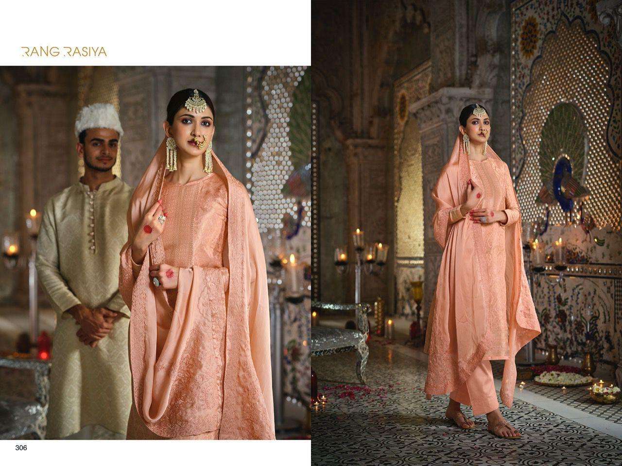 DEEDAR E ISHQ BY RANG RASIYA 301 TO 308 SERIES BEAUTIFUL SUITS COLORFUL STYLISH FANCY CASUAL WEAR & ETHNIC WEAR MULBERRY SILK DRESSES AT WHOLESALE PRICE