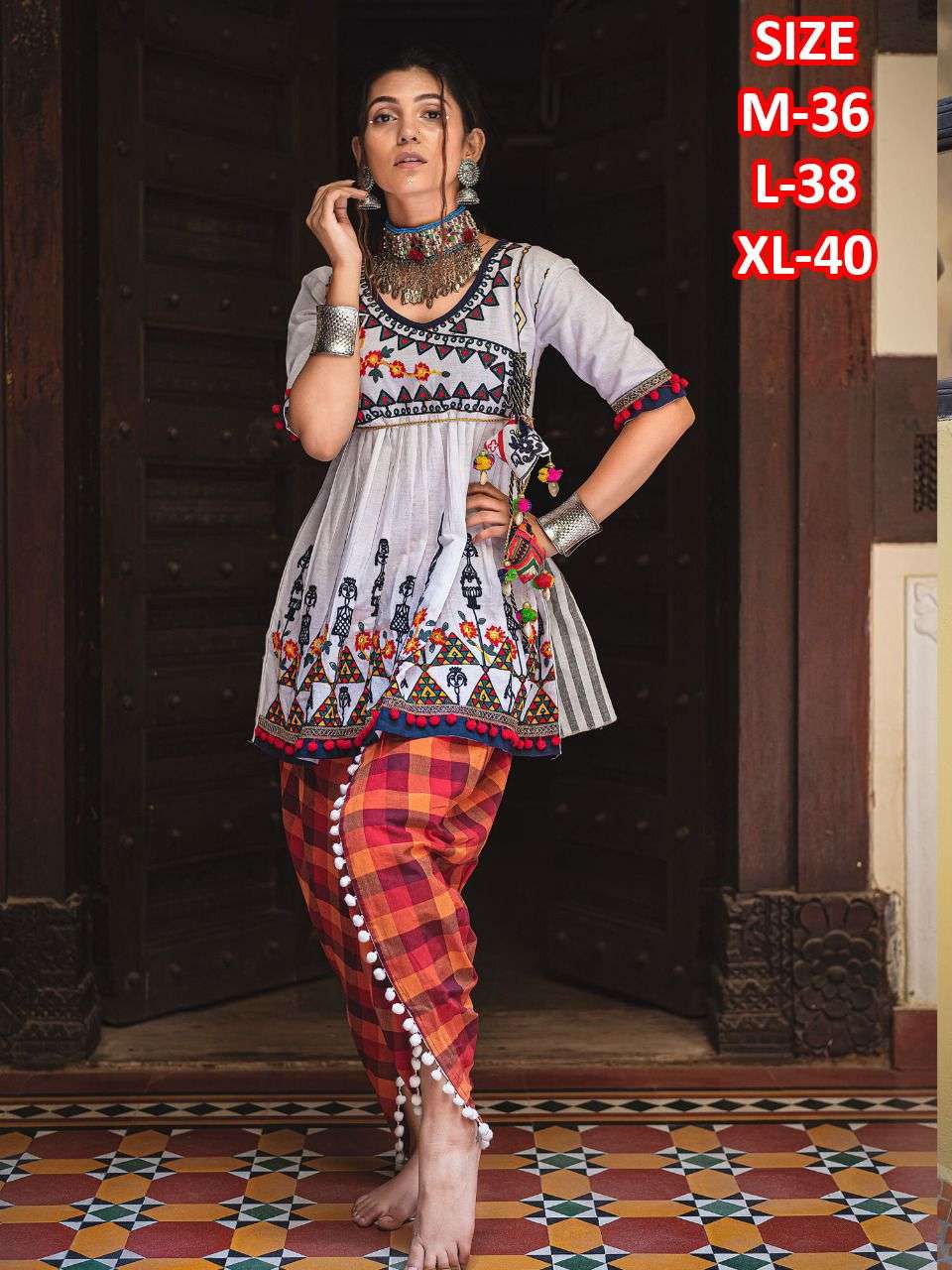 TRIBAL BY KAAMIRI 01 TO 14 SERIES DESIGNER STYLISH FANCY COLORFUL BEAUTIFUL PARTY WEAR & ETHNIC WEAR COLLECTION PURE KHADI KEDIA WITH BOTTOM AT WHOLESALE PRICE