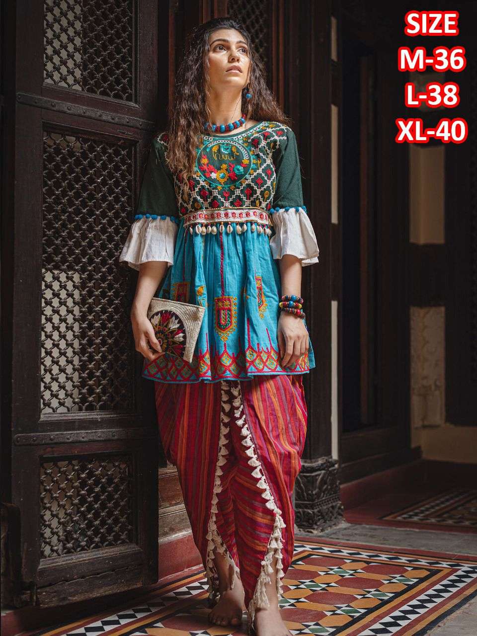 TRIBAL BY KAAMIRI 01 TO 14 SERIES DESIGNER STYLISH FANCY COLORFUL BEAUTIFUL PARTY WEAR & ETHNIC WEAR COLLECTION PURE KHADI KEDIA WITH BOTTOM AT WHOLESALE PRICE