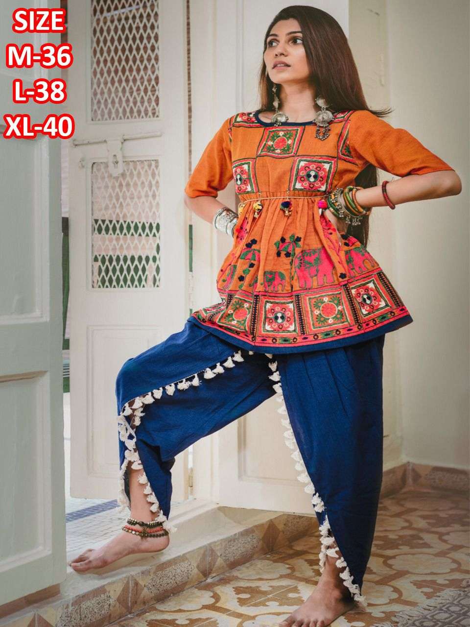 TRIBAL BY KAAMIRI 01 TO 14 SERIES DESIGNER STYLISH FANCY COLORFUL BEAUTIFUL PARTY WEAR & ETHNIC WEAR COLLECTION PURE KHADI KEDIA WITH BOTTOM AT WHOLESALE PRICE