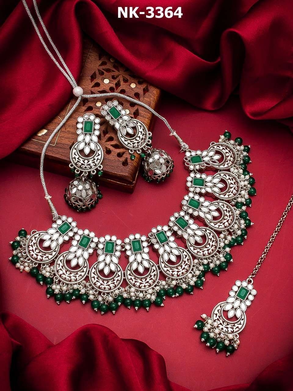 NK-DHAMAKA BY FASHID WHOLESALE TRADITIONAL IMITATION JEWELLERY FOR INDIAN ATTIRE AT EXCLUSIVE RANGE.