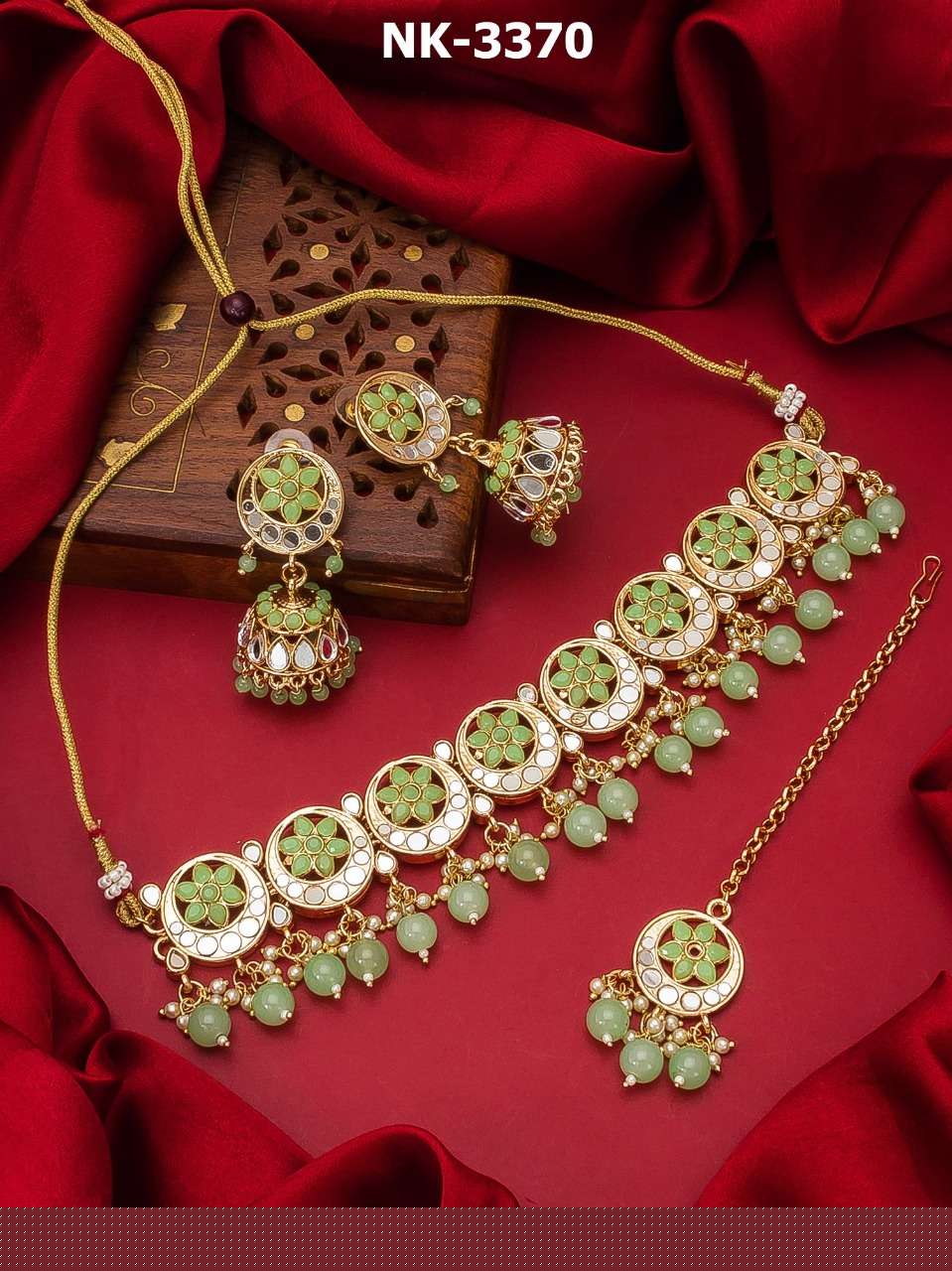 NK-DHAMAKA BY FASHID WHOLESALE TRADITIONAL IMITATION JEWELLERY FOR INDIAN ATTIRE AT EXCLUSIVE RANGE.