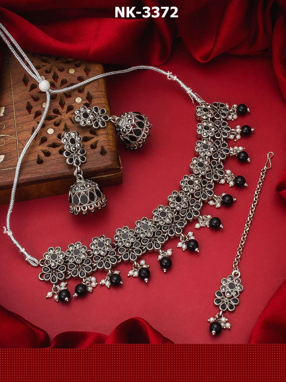 NK-DHAMAKA BY FASHID WHOLESALE TRADITIONAL IMITATION JEWELLERY FOR INDIAN ATTIRE AT EXCLUSIVE RANGE.