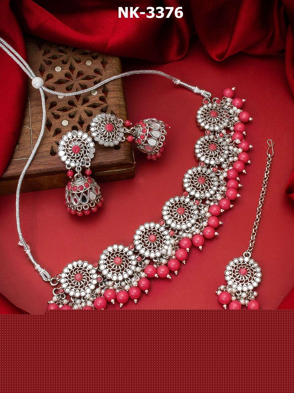 NK-DHAMAKA BY FASHID WHOLESALE TRADITIONAL IMITATION JEWELLERY FOR INDIAN ATTIRE AT EXCLUSIVE RANGE.