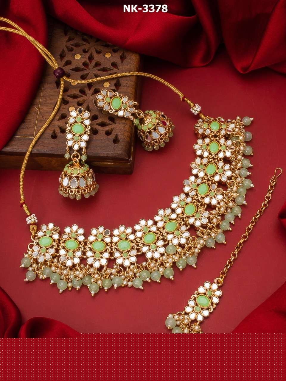 NK-DHAMAKA BY FASHID WHOLESALE TRADITIONAL IMITATION JEWELLERY FOR INDIAN ATTIRE AT EXCLUSIVE RANGE.