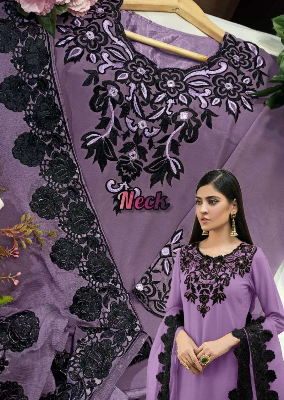 KALAM 1111 COLOURS BY KALAM CREATION 1111-A TO 1111-B SERIES BEAUTIFUL PAKISTANI SUITS COLORFUL STYLISH FANCY CASUAL WEAR & ETHNIC WEAR FAUX GEORGETTE DRESSES AT WHOLESALE PRICE