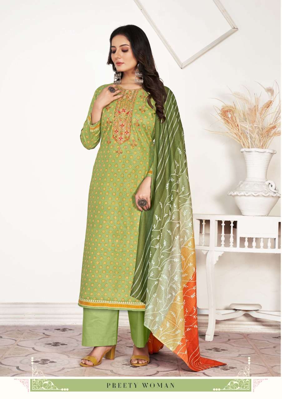 NITYA BY YASHIKA TRENDS 1001 TO 1006 SERIES BEAUTIFUL SUITS COLORFUL STYLISH FANCY CASUAL WEAR & ETHNIC WEAR HEAVY COTTON PRINT DRESSES AT WHOLESALE PRICE